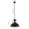 Load image into Gallery viewer, 1-Light Industrial Dome Pendant Light