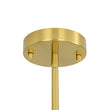 Load image into Gallery viewer, Brass Mid-Century Minimalist Tiered Candle Style Chandelier