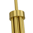 Load image into Gallery viewer, Brass Mid-Century Minimalist Tiered Candle Style Chandelier