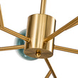 Load image into Gallery viewer, 15-Light Branch Blue Glass Globe Bubble Chandelier