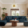 Load image into Gallery viewer, 18-Light Cluster Ribbed Glass Globe Bubble Chandelier