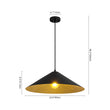 Load image into Gallery viewer, Industrial Oversized Iron Flat Cone Kitchen Pendant Light