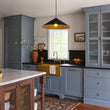 Load image into Gallery viewer, Industrial Oversized Iron Flat Cone Kitchen Pendant Light