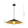 Load image into Gallery viewer, Industrial Oversized Iron Flat Cone Kitchen Pendant Light