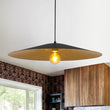 Load image into Gallery viewer, Industrial Oversized Iron Flat Cone Kitchen Pendant Light