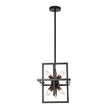 Load image into Gallery viewer, 8-Light Vintage Sputnik Black Open Square Lantern Pendant