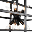 Load image into Gallery viewer, 8-Light Vintage Sputnik Black Open Square Lantern Pendant