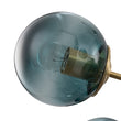 Load image into Gallery viewer, Glam Tiered Blue Glass Globe Bubble Sputnik Chandelier