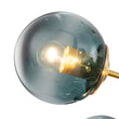 Load image into Gallery viewer, Glam Tiered Blue Glass Globe Bubble Sputnik Chandelier