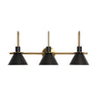 Load image into Gallery viewer, 3-Light Metal Conical Shade Bathroom Vanity Wall Sconce