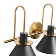 Load image into Gallery viewer, 3-Light Metal Conical Shade Bathroom Vanity Wall Sconce