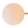 Load image into Gallery viewer, Bloom Dimmable Opal Glass Globe Bubble Semi Flush Chandelier