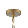 Load image into Gallery viewer, Brass 3-Light Ribbed Glass Drum Lantern Pendant Light