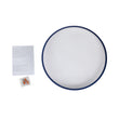 Load image into Gallery viewer, Contemporary Brass Blue Round LED Semi Flush Lighting