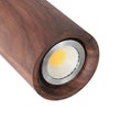 Load image into Gallery viewer, 1-Light GU10 Adjustable Wooden Ceiling Spotlight Track Light