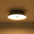 Load image into Gallery viewer, Farmhouse Wood Grain Dimmable LED Round Flush Mount Light