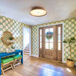 Load image into Gallery viewer, Farmhouse Wood Grain Dimmable LED Round Flush Mount Light