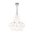 Load image into Gallery viewer, Dimmable Cluster Sculpture Texture Glass Globe Bubble Chandelier