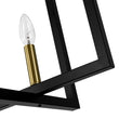 Load image into Gallery viewer, Farmhouse Candle Style Linear Rectangular Cage Island Chandelier