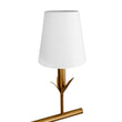 Load image into Gallery viewer, French Country 5-Light Fabric Shade Candle Linear Island Chandelier