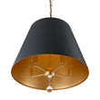 Load image into Gallery viewer, French Vintage Black Gold Iron Drum Cage Chandelier