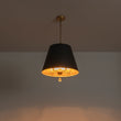 Load image into Gallery viewer, French Vintage Black Gold Iron Drum Cage Chandelier