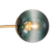 Load image into Gallery viewer, Glam Bloom 12-Light Blue Glass Bubble Semi Flush Chandelier