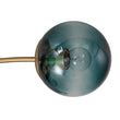 Load image into Gallery viewer, Glam Bloom 12-Light Blue Glass Bubble Semi Flush Chandelier