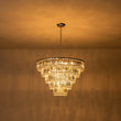 Load image into Gallery viewer, Glam Luxe Chrome 5-Tier Crystal Round Chandelier