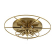 Load image into Gallery viewer, Cluster Ribbed Glass Bubble Round Tiered Semi Flush Chandelier