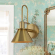 Load image into Gallery viewer, Single Cone Mid-century Wall Light Wall Sconce