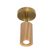 Load image into Gallery viewer, 1-Light GU10 Adjustable Wooden Ceiling Spotlight Track Light