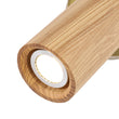 Load image into Gallery viewer, 1-Light GU10 Adjustable Wooden Ceiling Spotlight Track Light