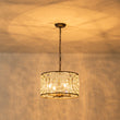 Load image into Gallery viewer, Luxe Moroccan Antique Crystal Drum Cage Chandelier