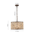 Load image into Gallery viewer, Luxe Moroccan Antique Crystal Drum Cage Chandelier