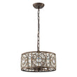 Load image into Gallery viewer, Luxe Moroccan Antique Crystal Drum Cage Chandelier