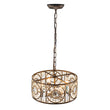 Load image into Gallery viewer, Luxe Moroccan Antique Crystal Drum Cage Chandelier