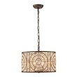 Load image into Gallery viewer, Luxe Moroccan Antique Crystal Drum Cage Chandelier