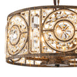 Load image into Gallery viewer, Luxe Moroccan Antique Crystal Drum Cage Chandelier
