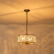 Load image into Gallery viewer, Luxe Moroccan Antique Crystal Drum Cage Chandelier