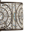 Load image into Gallery viewer, Luxe Moroccan Antique Crystal Drum Cage Chandelier