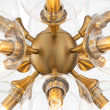 Load image into Gallery viewer, Modern Brass 12-Light Cluster Glass Globe Bubble Chandelier