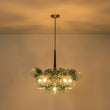 Load image into Gallery viewer, Modern Cluster Gradient Green Glass Globe Bubble Chandelier