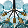 Load image into Gallery viewer, Modern Cluster Gradual Blue Glass Globe Bubble Chandelier