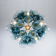 Load image into Gallery viewer, Modern Cluster Gradual Blue Glass Globe Bubble Chandelier