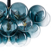Load image into Gallery viewer, Modern Cluster Gradual Blue Glass Globe Bubble Chandelier