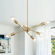 Load image into Gallery viewer, Modern Sphere Gold Sputnik Chandelier