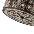 Load image into Gallery viewer, Moroccan Antique Crystal Drum Flush Mount Ceiling Light