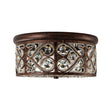Load image into Gallery viewer, Moroccan Antique Crystal Drum Flush Mount Ceiling Light
