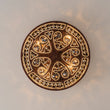 Load image into Gallery viewer, Moroccan Antique Crystal Drum Flush Mount Ceiling Light